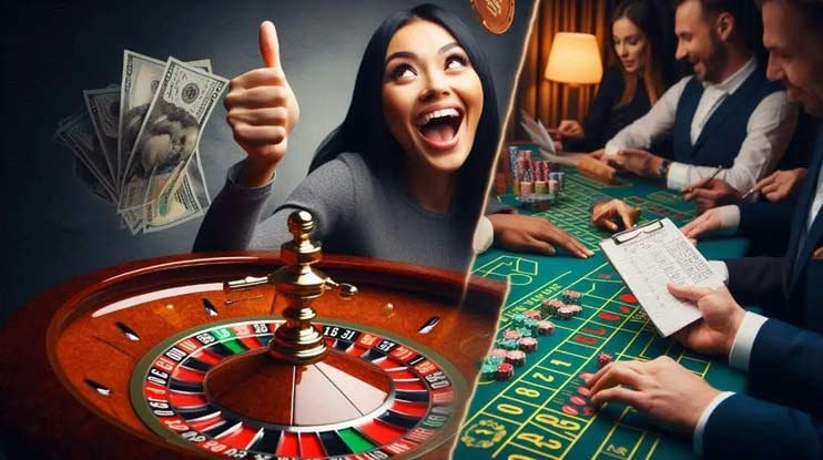 Tampilan lobby Kasino Mega Slots dengan ratusan pilihan game slot dan meja kasino